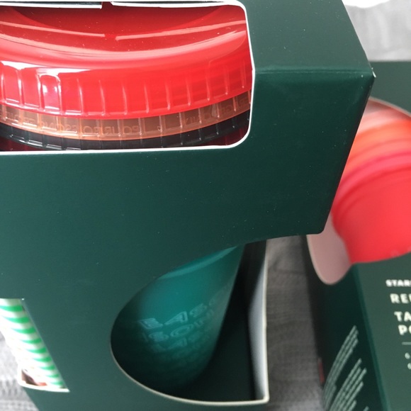 Bundle of 2019 Starbucks Holiday Reusable Cups - Picture 5 of 8